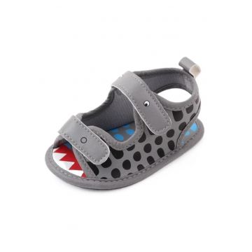 Sandale  Model Croco - Cu Barete - Baieti - Piele ecologica - Multicolor