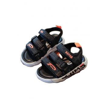 Sandale  Model Refab - Casual - Textil - Baieti - Negru
