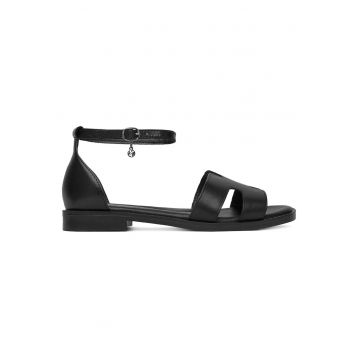 Sandale RST-EMIE-28 din piele naturala - Negru