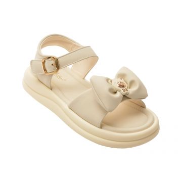 Sandale SELECTION KIDS albe, 25808, din piele ecologica