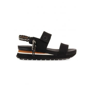 Sandale slingback uni - Negru