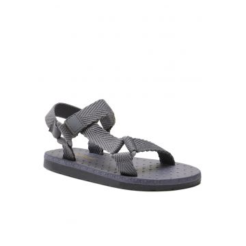 Sandale copii  gri - textil
