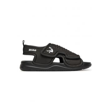 Sandale copii -  model LEA-XM-0048 - negru - plastic