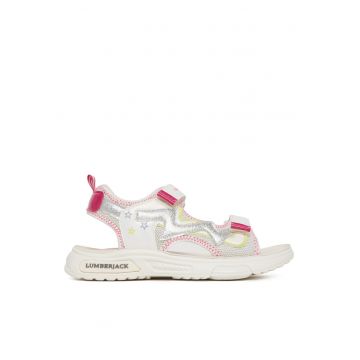 Sandale copii -  model LJ-SGI4706-002-Z25-C - piele naturala - alb