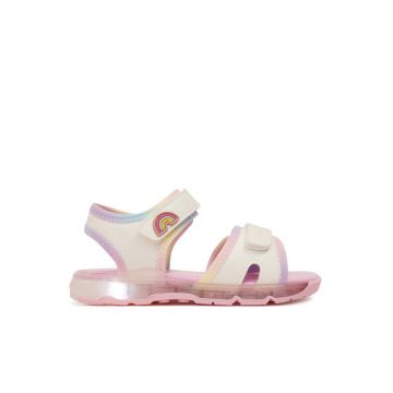 Sandale copii -  textil - galben