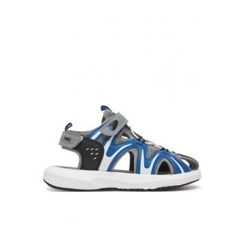 Sandale copii -  Textil - Gri/Albastru -
