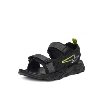 Sandale copii  textil - negru
