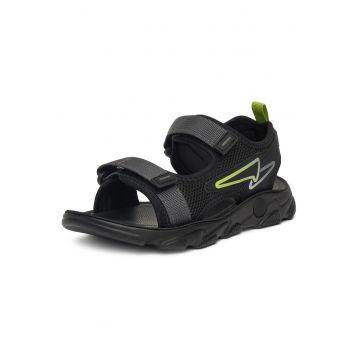 Sandale copii  textil - negru