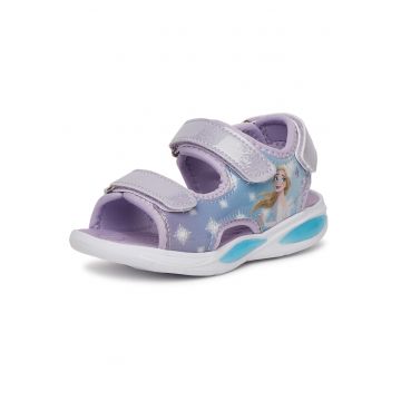 Sandale copii  violet - textil