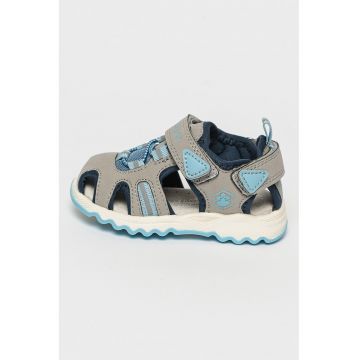 Sandale cu inchidere velcro Toby - Gri/Albastru lavanda/Alb murdar
