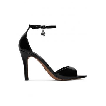 Sandale cu toc dama -  S4S16766 - negru