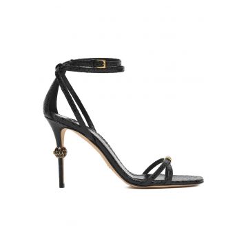 Sandale dama -  110 piele naturala - negru - Negru