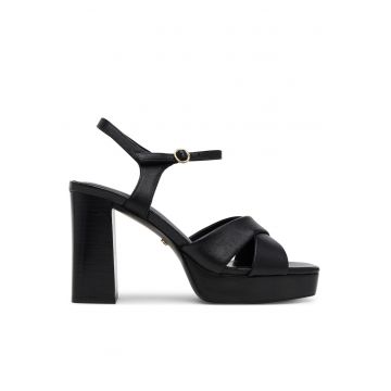 Sandale dama -  ALIA-118081 - piele naturala - negru
