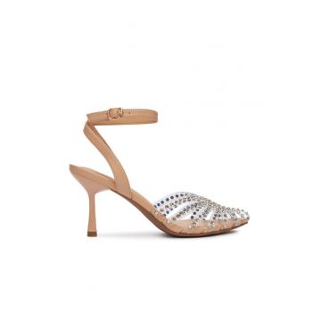 Sandale dama -  bej - piele ecologica - Bej