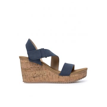 Sandale dama -  bleumarin - plastic -