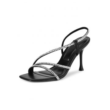Sandale dama -  CD24070-1 - negru - textil -