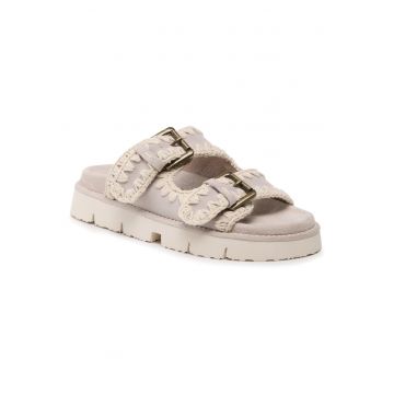 Sandale dama -  Chalk - cu catarame - bej -