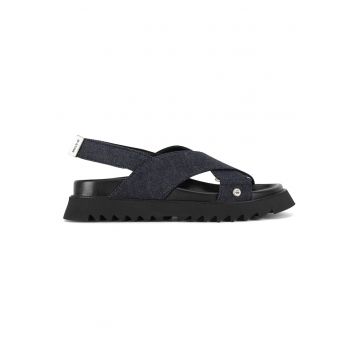 Sandale dama -  DEBRA-25SS495 - bleumarin - tesatura