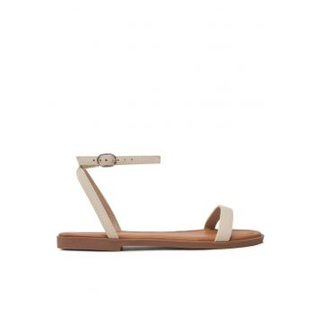 Sandale dama -  ecru - piele ecologica -