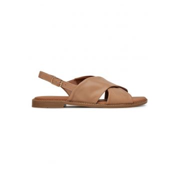 Sandale dama  EST-AFIONA-11 piele naturala - Bej