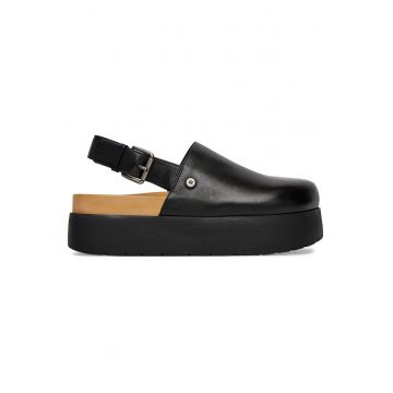 Sandale dama -  FAIZA-118914 - piele naturala - Negru