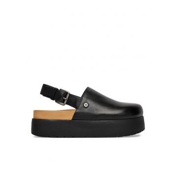 Sandale dama -  FAIZA-118914 - piele naturala - Negru