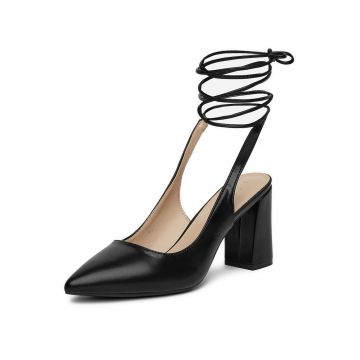 Sandale dama -  HLL-31 - negri - cu toc