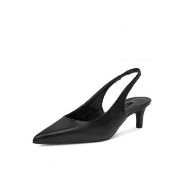 Sandale dama -  JUDITH-118067 - piele naturala - toc - negru