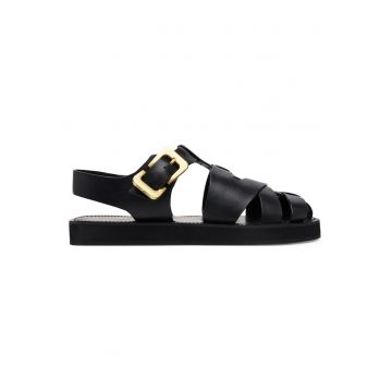 Sandale dama -  LOCK-CS882-HM-01 - piele naturala - negru