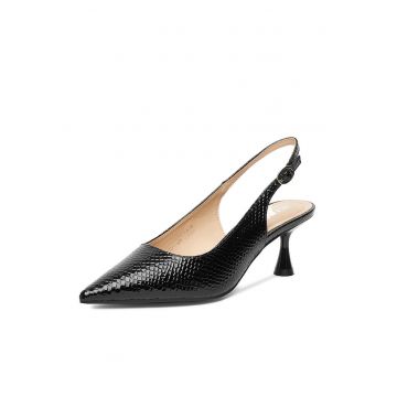 Sandale dama  model CEO-CD24013-6 - negre - cu toc