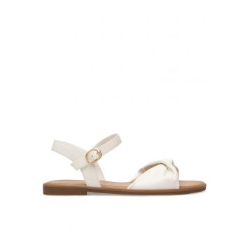 Sandale dama -  model CHIKA WS250723-1 - alb - plastic
