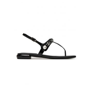 Sandale dama  model piele naturala - negru - Negru