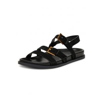 Sandale dama -  MOIRA-MD - piele naturala - negru
