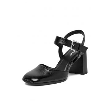 Sandale dama -  negru - piele