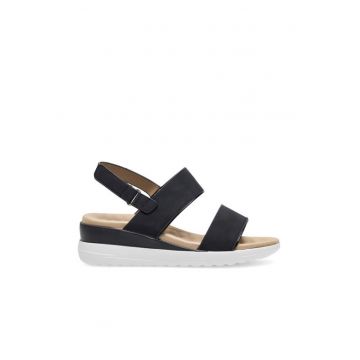 Sandale dama  negru - sintetic - Negru