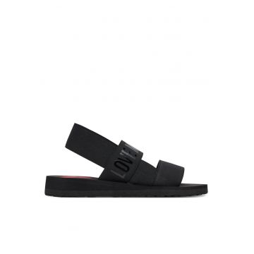 Sandale dama -  negru - tesatura