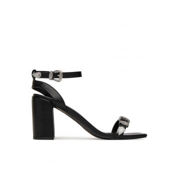 Sandale dama -  negru - tesatura