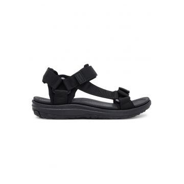 Sandale dama -  negru - textil