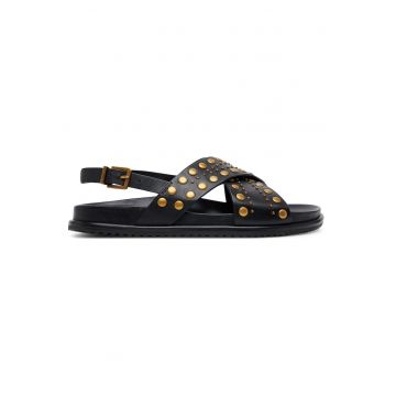 Sandale dama -  Nero 00006 - piele naturala - negru