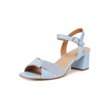 Sandale dama -  piele - Albastru