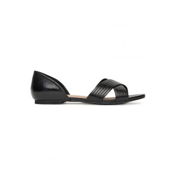 Sandale dama  piele ecologica - negru