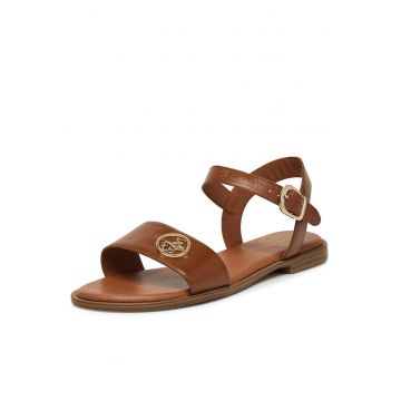 Sandale dama -  piele naturala - maro -