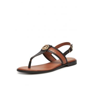 Sandale dama -  piele naturala - maro