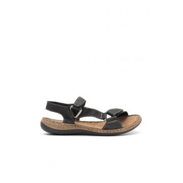 Sandale dama  piele naturala - negru - model WI23-4773-05 -