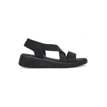 Sandale dama -  R24AW02800 - negru - tesatura