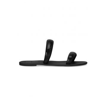 Sandale dama -  Textil - Negru - Negru