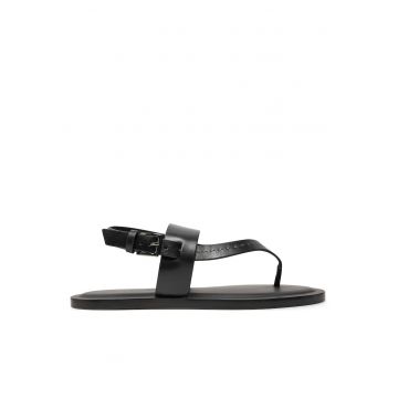 Sandale dama -  Thongstitch - piele naturala - negru