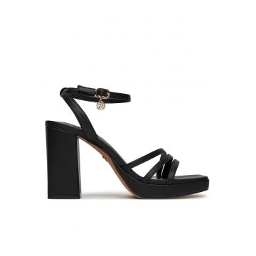 Sandale dama -  TS6197-01 - cu toc - negru