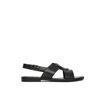 Sandale dama -  WI23-FOXI-96 - piele naturala - negru