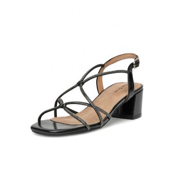 Sandale dama -  WS24055-03 - piele ecologica - negru